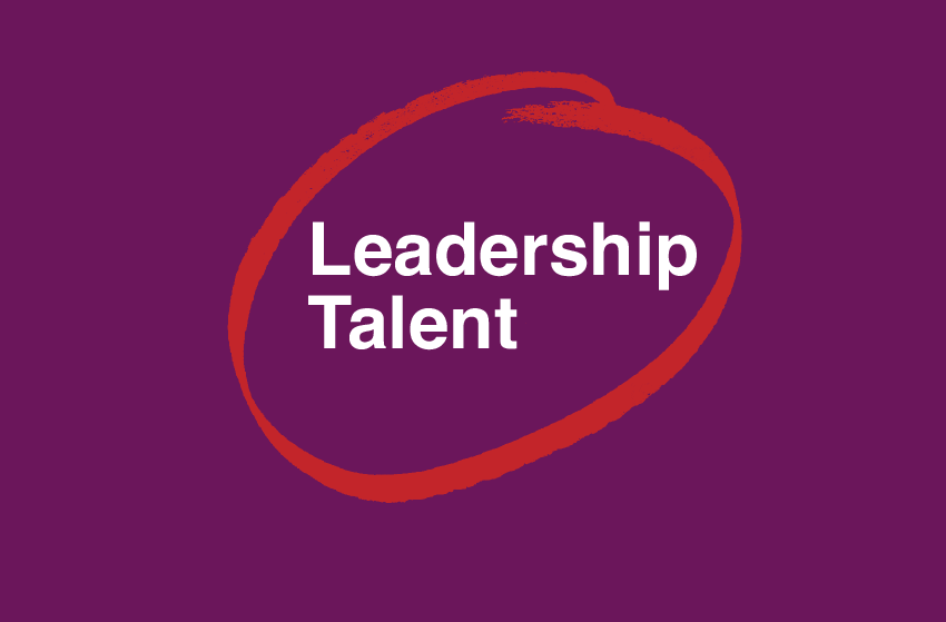 Banner reading Leadership Talent