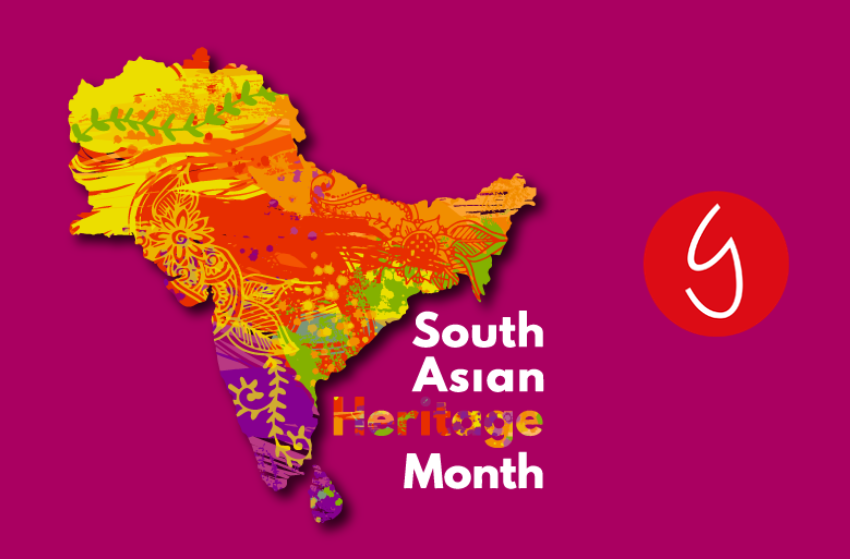 Banner for South Asian Heritage Month 2023