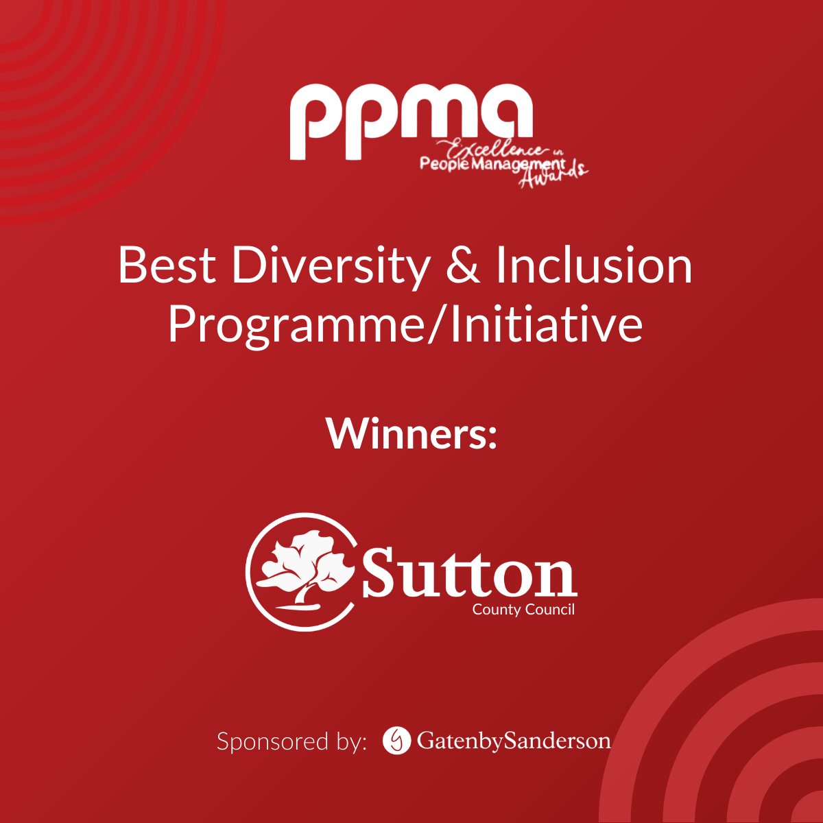 Best Inclusion and Diversity Programme Award PPMA