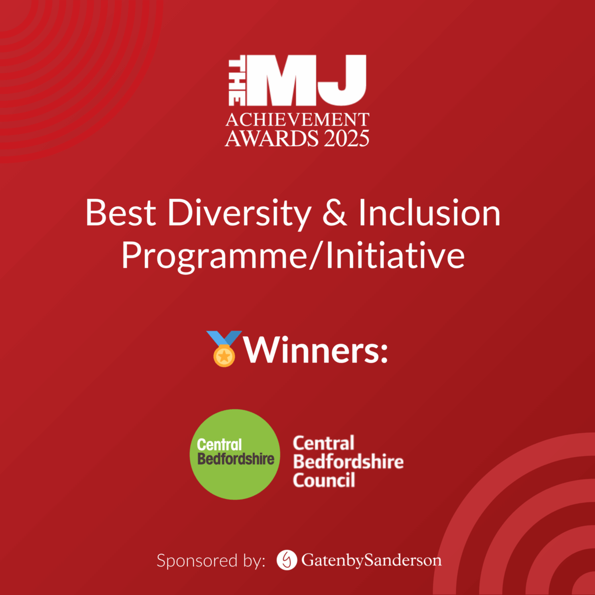 Innovation in Building Diversity & Inclusion Award. Central Bedfordshire Council