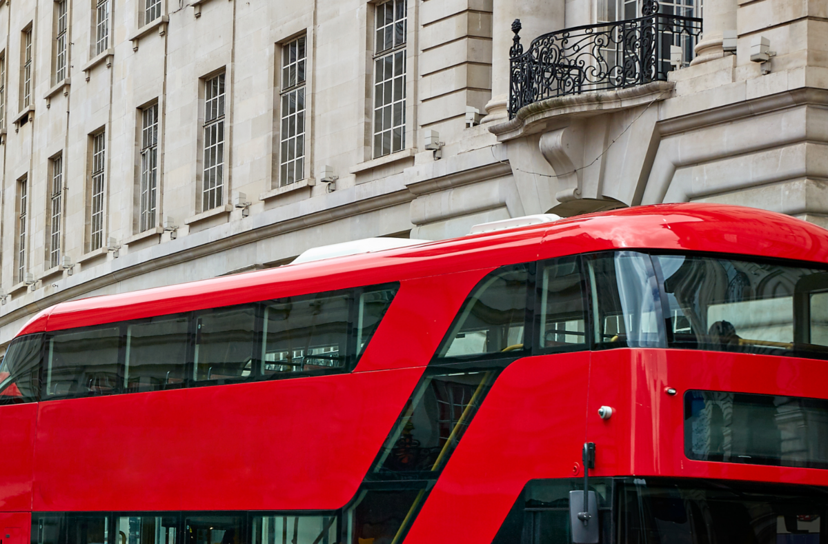 London bus on regent street